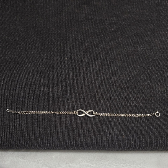 Tiffany Co Silver Infinity Symbol Bracelet